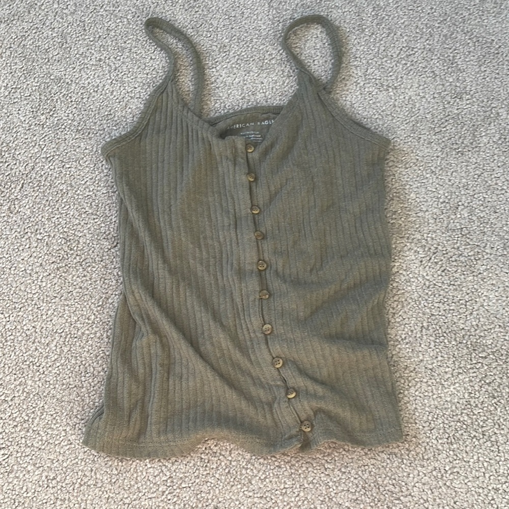 American eagle green tank top